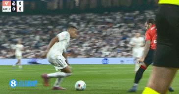 赛季首球！姆巴佩强突造点亲自主罚命中，攻入皇马本赛季西甲首球